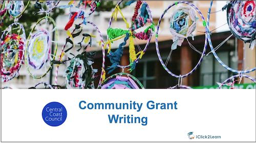 Community Grant Writing Course Image